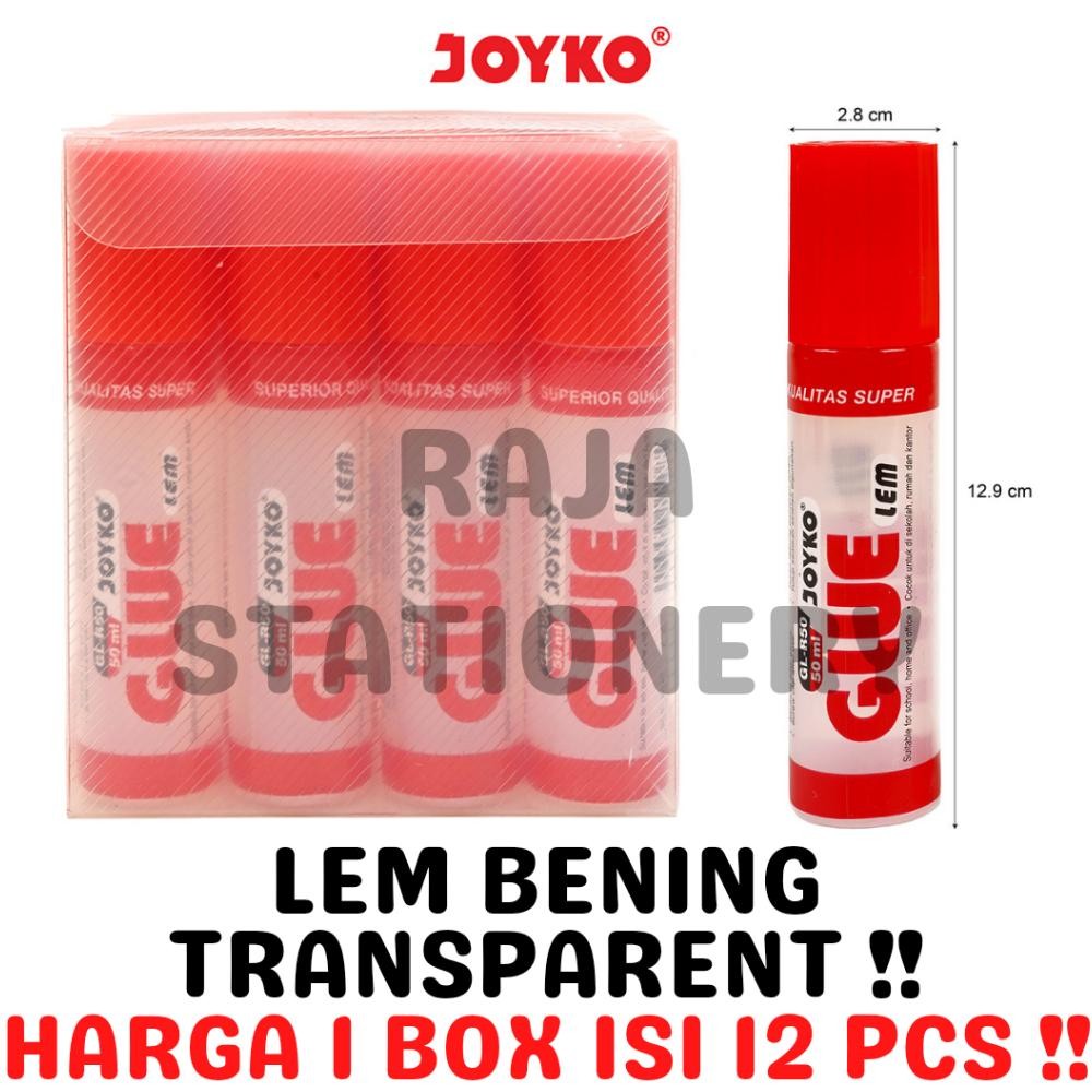 

Readyy!! JOYKO TRANSPARENT GLUE 50ML LEM CAIR BENING JOYKO PRAKARYA ANAK GL-R50 GL-A50 [12PCS]