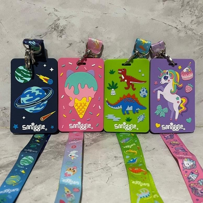 

Readyy!! Smiggle Bag Tag Card Holder dengan Tali Lanyard