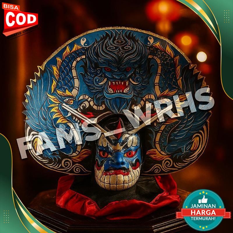 Bagus - Barongan Anak Ukuran Jumbo Spons Devil Barongan Spons Barongan Biru Barongan Sa12