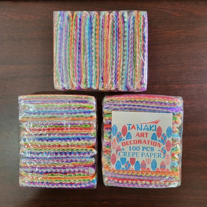 

Bis Kertas Krep / Kertas Krep Potong Warna Warni / Kertas Dekorasi Pesta