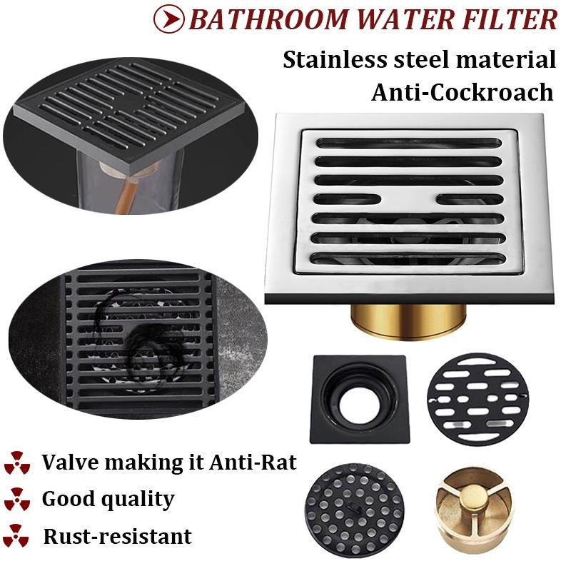 Saringan Got Kamar Mandi/floor Drain/pembuangan Air Kamar Mandi/saringan Air Kamar Mandi