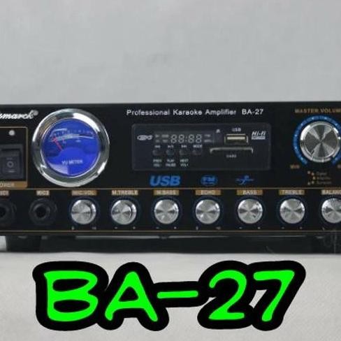 Promo power amplifier karouke bismarck BA 27 usb original COD