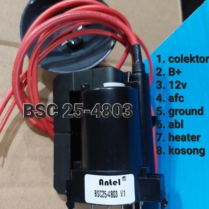 PLAYBACK FLYBACK TV TABUNG BSC22-0106 BSC 25 22-0106 KAKI 8 PIN 8PIN