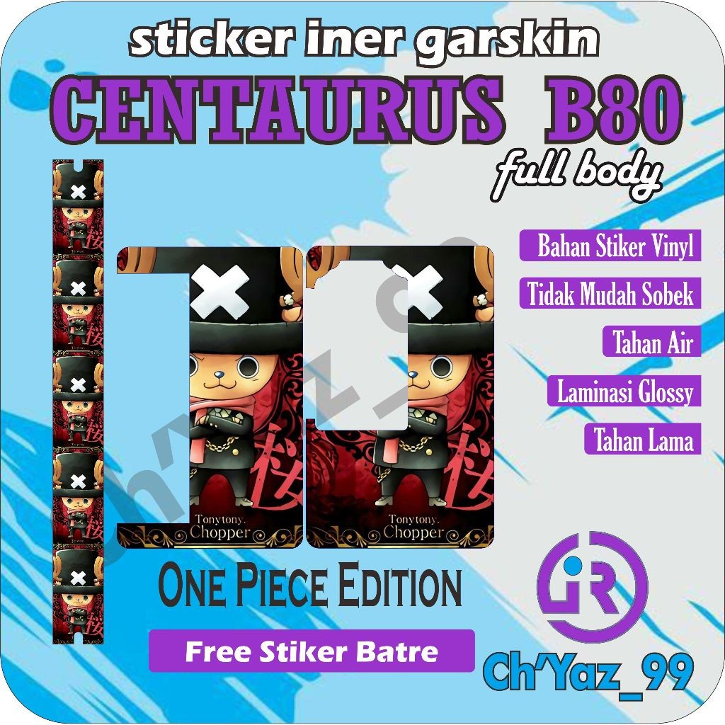 

Premium Cut - Vynil Gloosy One Piece B80 Iner Lengkap 23 Garskin Stiker / Case Custom Terlaris 2PCS/ Fullbody