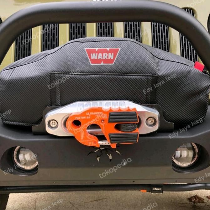 WINCH COVER WARN EVO CARBON VINYL murah