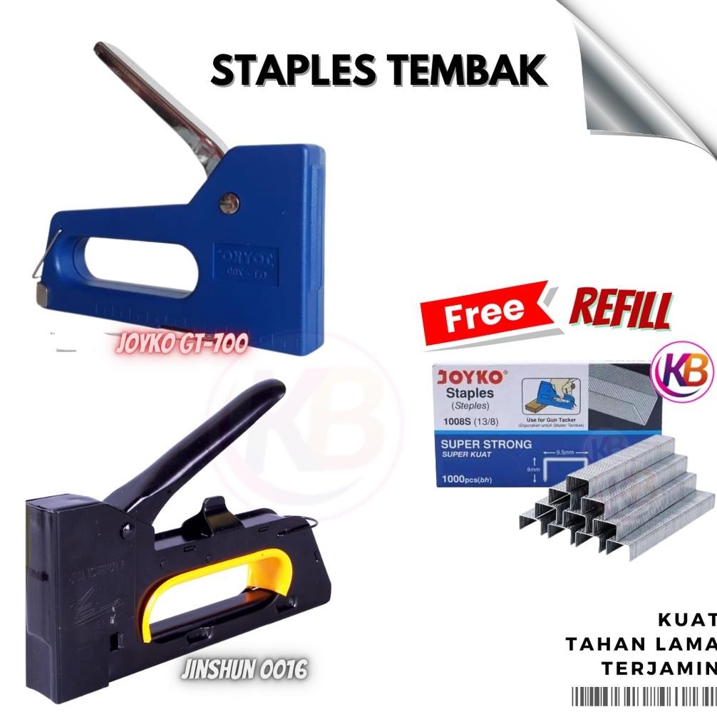 

Readyy!! [ BONUS ISI 1 KOTAK ] Staples Tembak / Gun Tacker / Mesin Staples Tembak Jok motor, Sofa, Dekor Dan lain-lain / Toko Gemilang