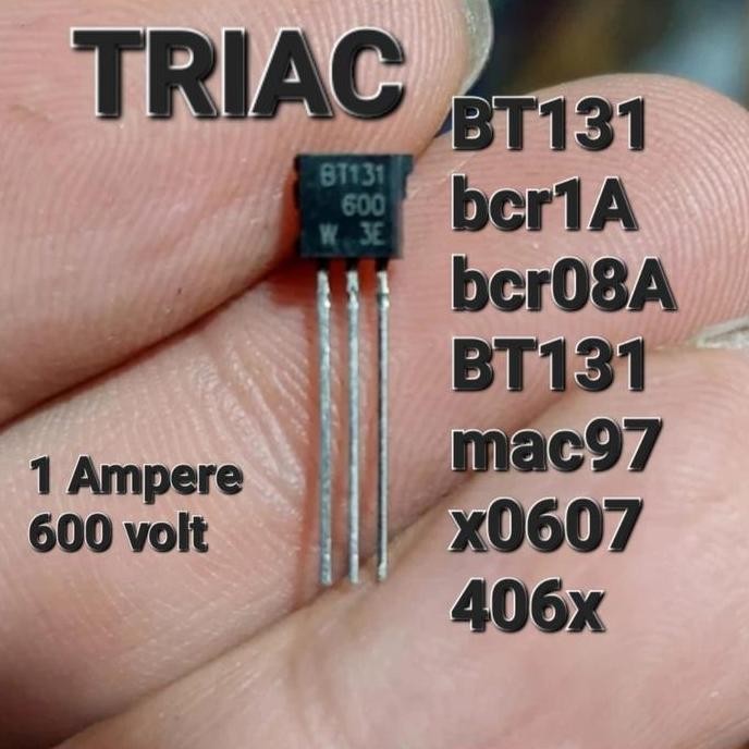 BT131 BT 131 PENGANTI BCR 1 A BCR1A TRIAC 1A BCR1