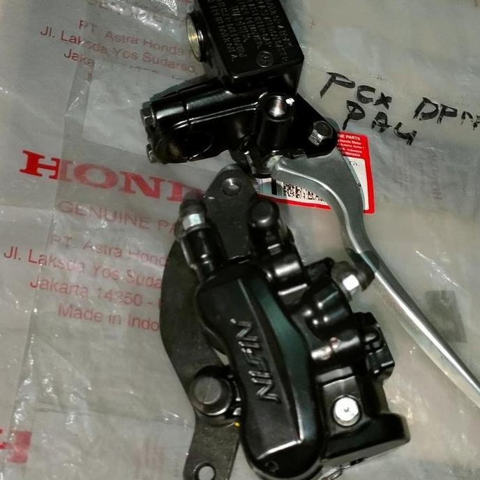 KALIPER DEPAN PALA BABI DEPAN+MASTER REM KANAN HONDA PCX ORI NISSIN murah