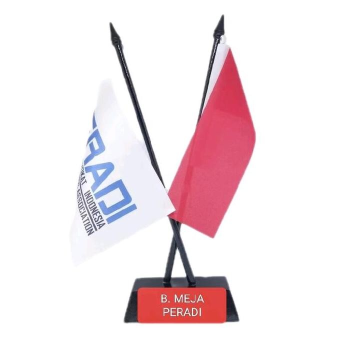 

ready !!! BENDERA MEJA PERADI + TIANG KAYU SILANG