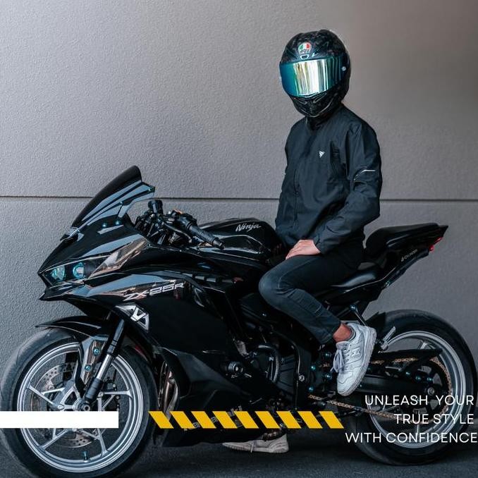 Jaket Motor Harian Simple Radiance | VINLAND Anti Air