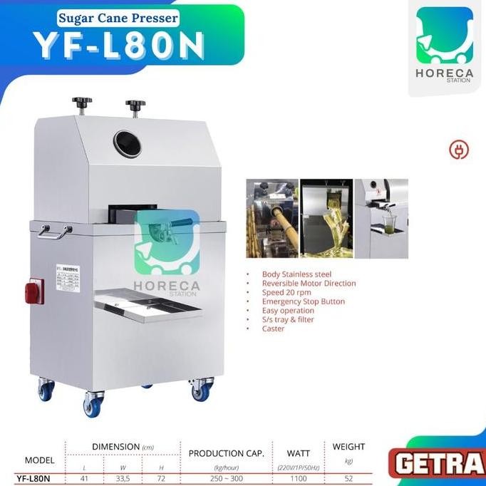 Bst Ready Getra Mesin Peras Tebu Sugar Cane Presser Yf-L80N / Yf L80N / Yfl80N Best Seller