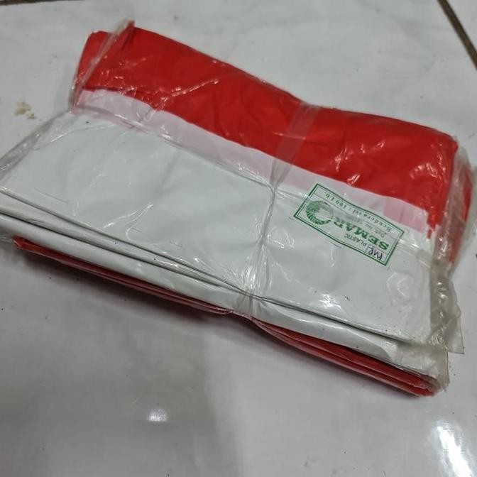 ready  Bendera plastik merah putih/bendera plastik semar merah putih