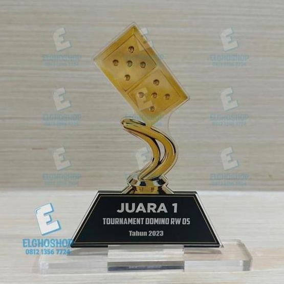 Baru Plakat Akrilik Custom/Plakat Piala GAPLE/DOMINO/Piala Custom Akrilik