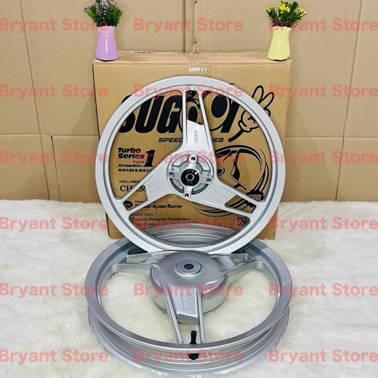 Terlaris Velg Chemco Racing Original Sugooi Turbo Style 01 160X14 185X14 Vario 110 125 150 160 Abs C