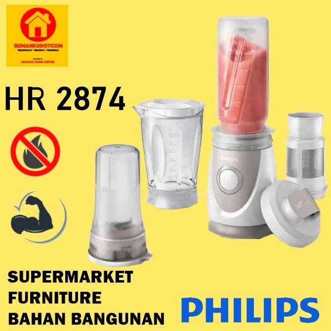 Bst Ready Blender Portable Philips - Blender Mini Philips - Hr 2874 - Philips Best Seller