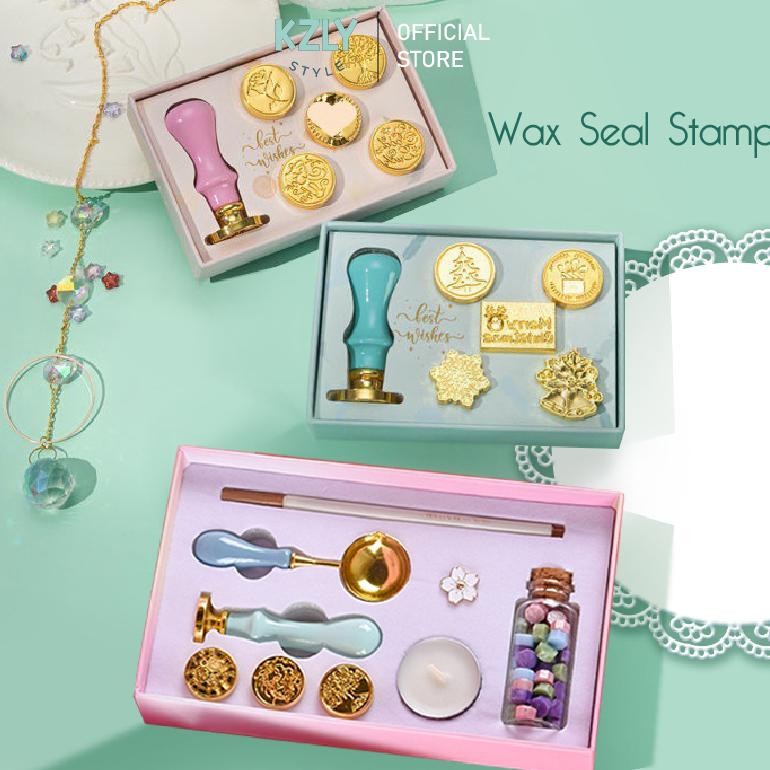

Readyy!! KZLY STYLE Retro Seal Wax Beads Set Handle DIY Wax Beads Scrapbook Stempel Sealing Lilin Segel Wax Stempel Undangan Stempel PernikahanRETRO SEAL WAX BEADS SET / SET STEMPEL SEGEL LILIN / WAX SEAL SET / AMPLOP / WAX STAMP CANDLE LILIN / SEALING
