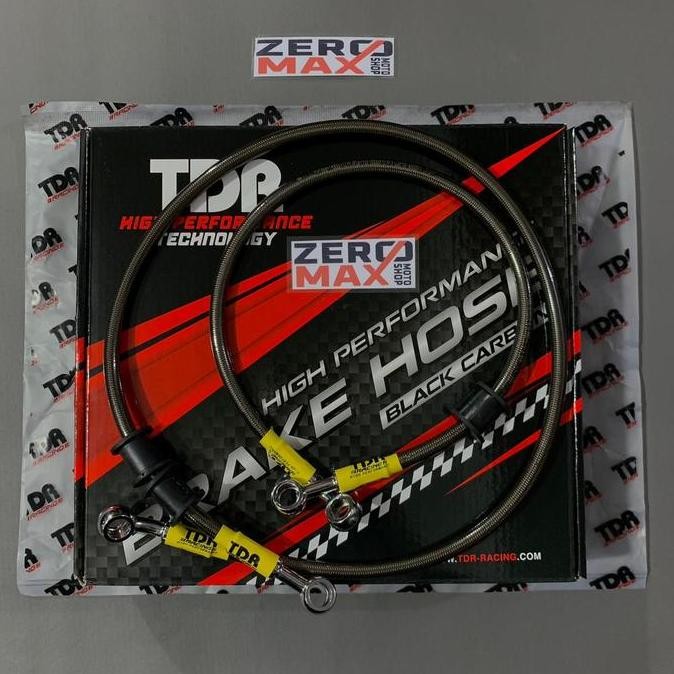Selang Rem TDR Racing All New AEROX 155 Connected ABS BLACK CARBON