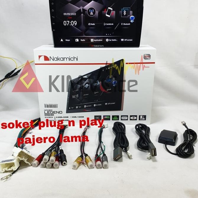 Head Unit Android Nakamichi 9 inch OEM Pajero Sport 2010-2014