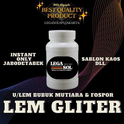 

Readyy!! Lem Gliter, Lem Bubuk Mutiara/ Metalik Lem Fospor (u/sablon kaos Dll).