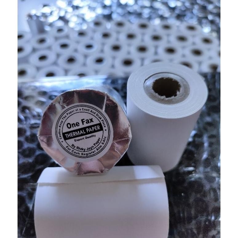 

Big Sale Kertas kasir thermal ukuran 58x40 struk edc atau bluetooth !