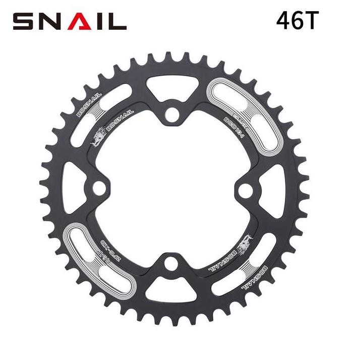 ready Chainring Snail BCD 104 Narrow Wide 44T 46T 48T 50T Bulat Untuk Single Chainring Original