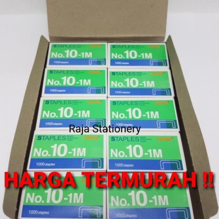 

Trendy TERMURAH!! STAPLES JOYKO NO.10 KECIL ISI STAPLER REFILL HEKTER NO.10-1M 1 DUS ISI 20 ,,
