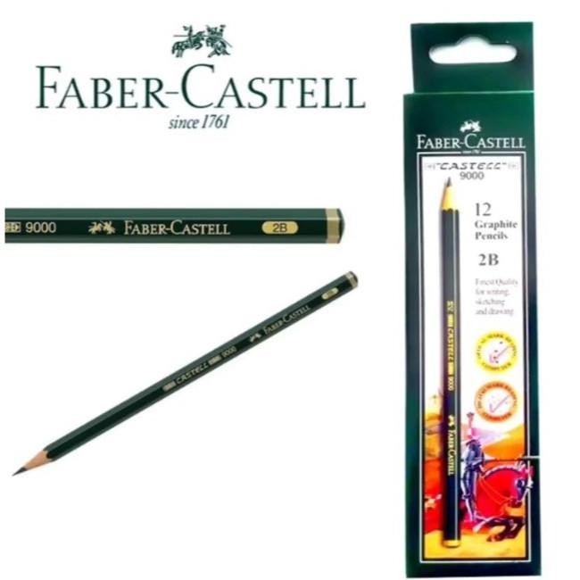 

Update - PENSIL FABER CASTELL 9000- 2B ( 12 PCS ) .,