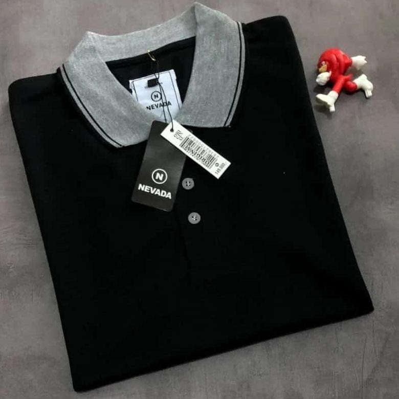 Kekinian - Kaos Kerah Pria Dewasa L XL XXL Kaos Krah Pria Jumbo Kaos Pria Dewasa Import Branded Kaos