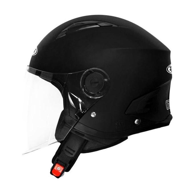ZEUS ZS617 MATT BLACK | HELM HALF FACE | ORIGINAL ZEUS