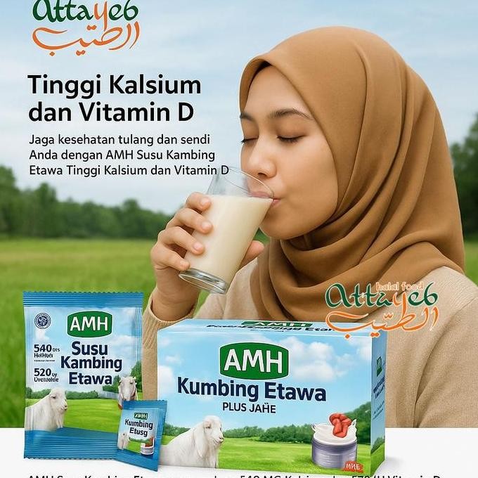 

Susu Kambing Etawa Amh 1 Box Isi 10 Sachet 250Gr Original Vanila & Jahe Merah Tingkatkan Kepadatan & Kesehatan Tulang Sendi Sembuhkan Asam Urat Rematik Nyeri Sendi Cocok Untuk Lansia