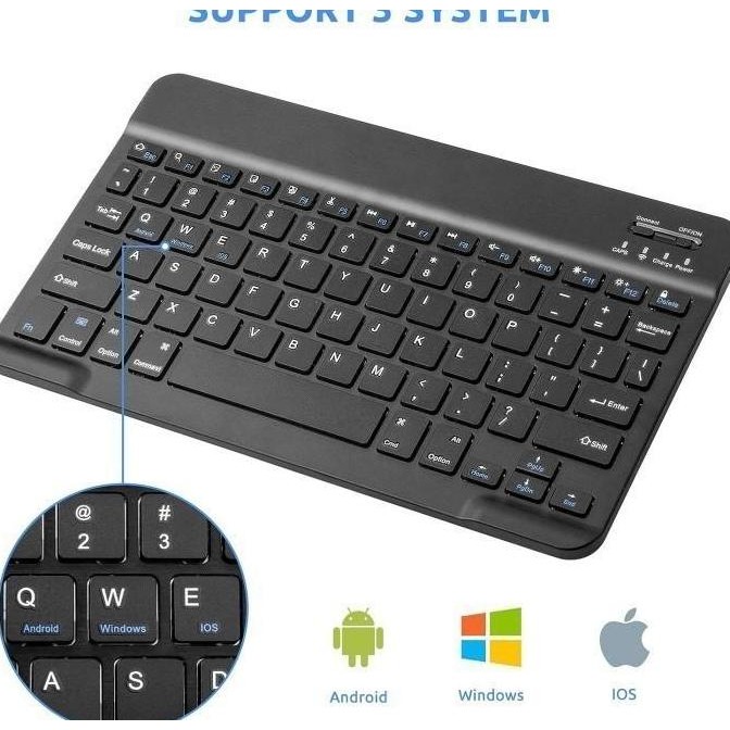 Samsung Tab S6 Lite 10.4 Combo Wireless Keyboard Mouse Bluetooth Stand Terlaris