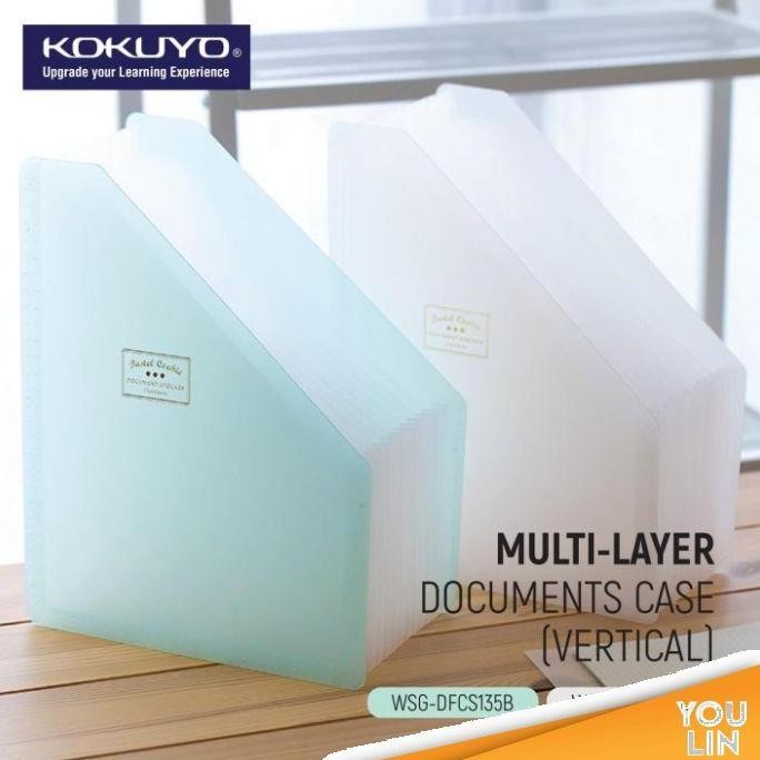 

TERMURAH - Kokuyo WSG-DFCS135 Pastel Cookie Multi-Layer Document Case (Vertical)