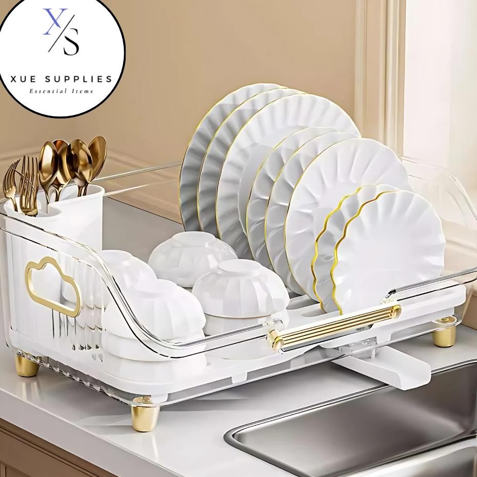 Resto Rak Pengering Piring Tempat Cuci Piring Rak Piring Meja Dapur