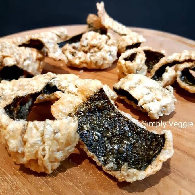 

Vegetarian Skin Seaweed Mentah 1Kg / Kerupuk Seaweed Vegan Mentah #Gratisongkir