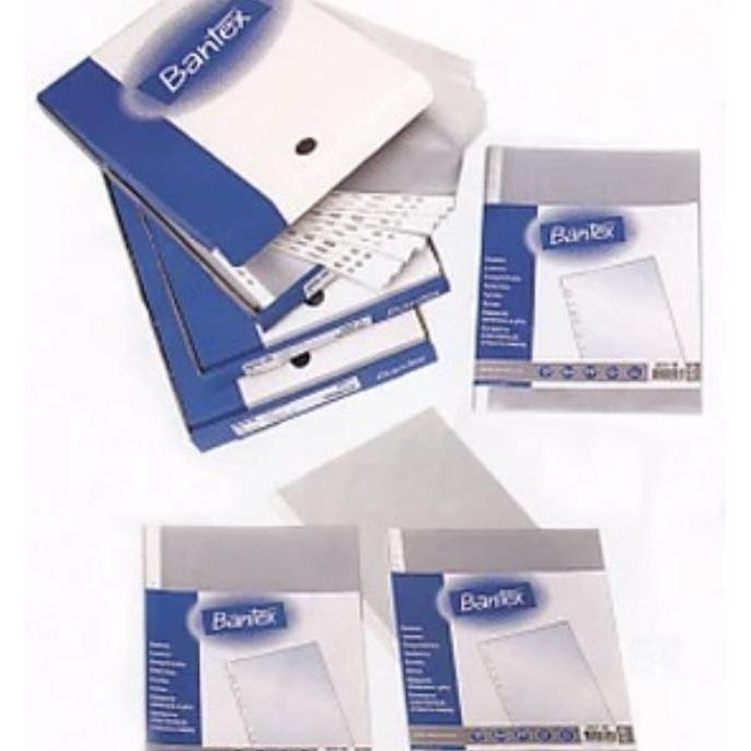 

TERLARIS - isi 100 F4 Sheet Protector BANTEX Plastik Pelindung Dokumen ATK1574BX