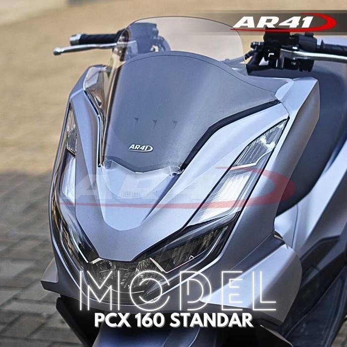 Windshield Visor Pcx 160 Model Standar Honda Pcx 160 Ar41 Original Dan Terpercaya