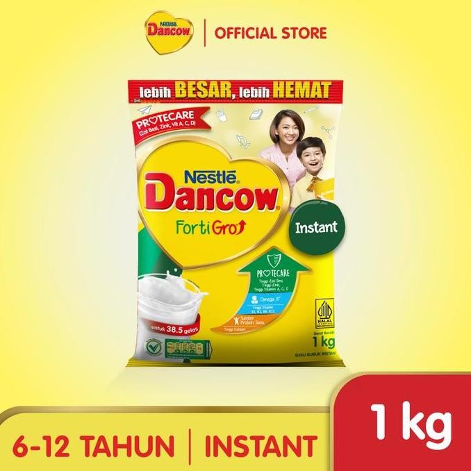 

terbaru nestl dancow fortigro susu bubuk instan usia sekolah pouch 1kg shopee