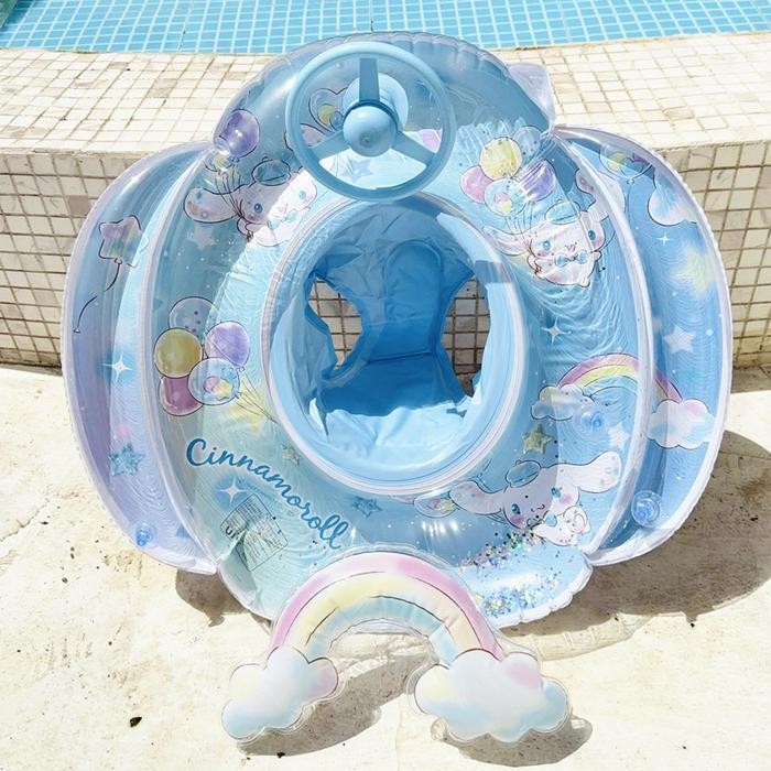 Pelampung Anak Perempuan / Ban Ring Renang Anak / Pelampung Anak Duduk / Pelampung Setir Bayi Origin