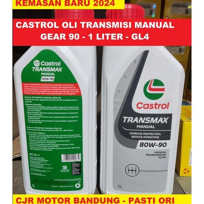 SALE OLI GEAR CASTROL TRANSMAX MANUAL GL4 80W-90 1 LITER | OLI GARDAN TRANSMISI MOBIL