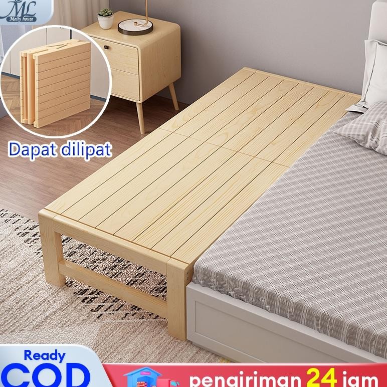 Tempat Tidur Kayu Dipan Tempat Tidur Kayu Dipan Tempat Tidur Dipan Teruntai Ekstra Pelebaran