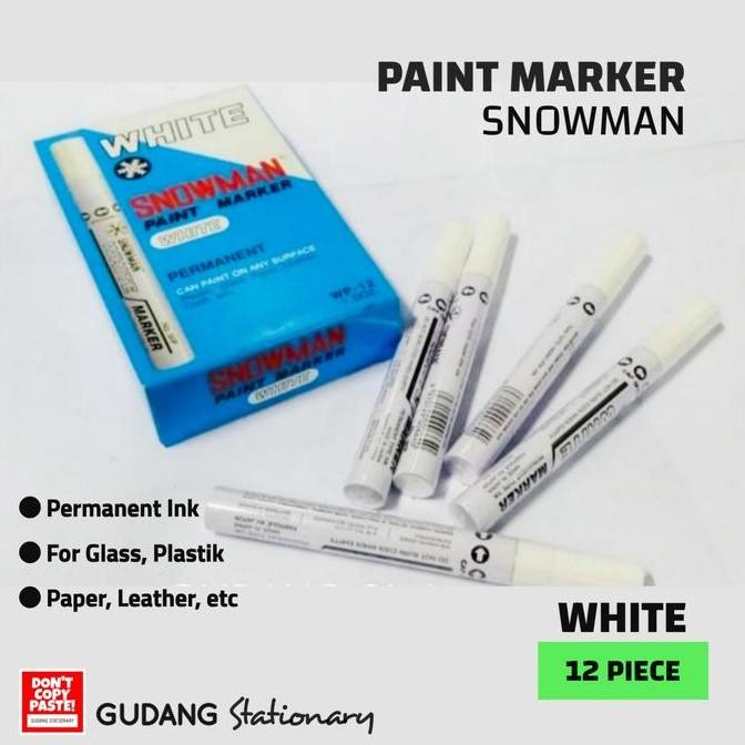 

SPIDOL PERMANENT PAINT MARKER, WARNA PUTIH ORIGINAL DAN TERPERCAYA