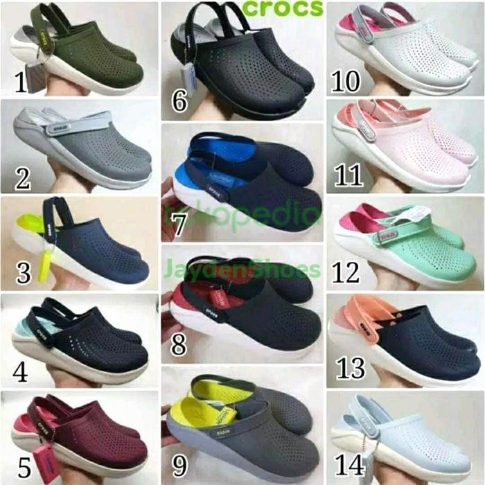 CROCS/CROCS LITERIDE CLOG UNISEX/SANDAL KARET/SANDAL BAIM/BAPAU/CROCS
