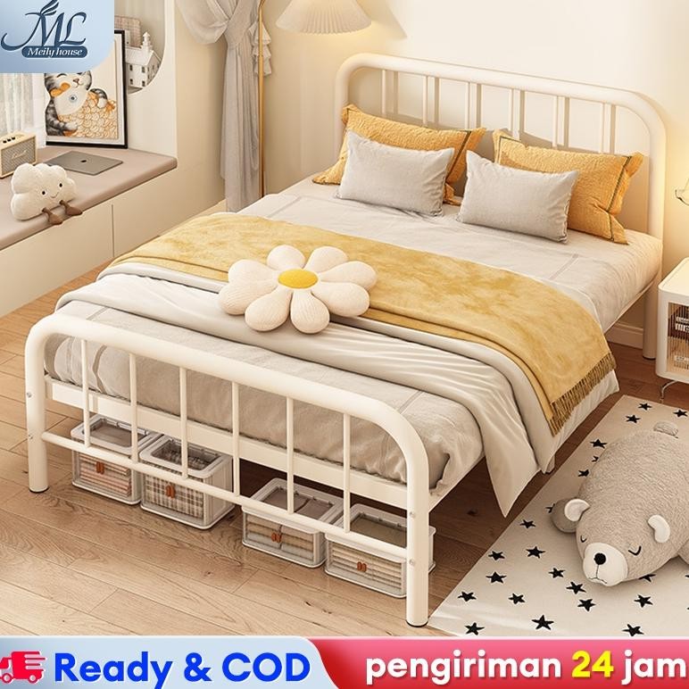 Dipan Tempat Tidur  Ranjang Besi Divan Kasur Tempat Tidur Dipan Tempat Tidur Besi Ranjang besi minim