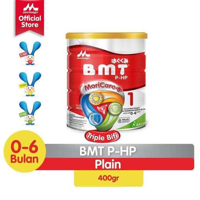 terbaru morinaga bmt php kaleng tin 400gr - susu formula bayi alergi 0-6 bulan