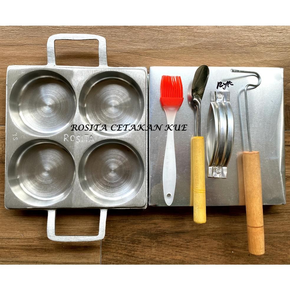 Rosita Cetakan Kue Martabak Mini Kue Lumpur Kue Apem 8,2cm TEBAL SL