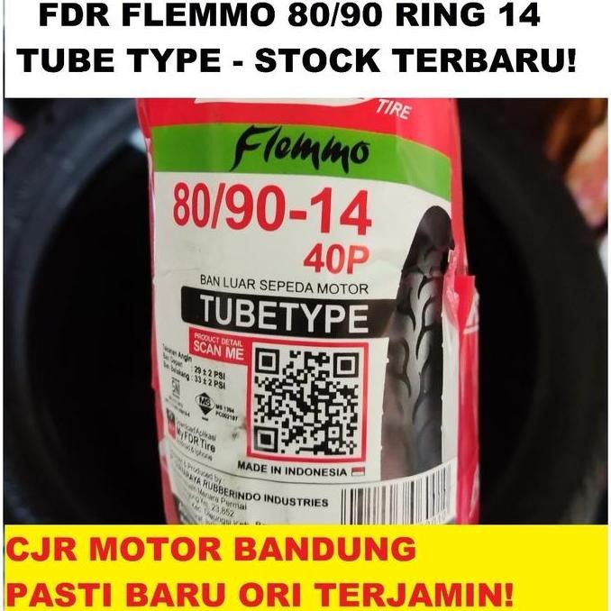 SALE BAN LUAR MOTOR MATIC FDR FLEMMO 80/90 RING 14 BEAT VARIO MIO SPORTY J SOUL HARIAN