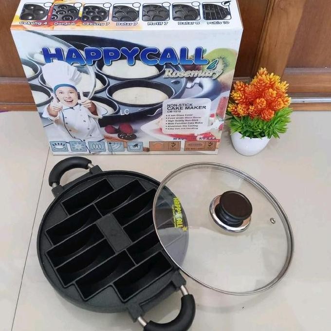 Pukis (Cod) Packing Tambahan Kardus (Gratis) Cetakan Kue Pukis Happycall Free Buku Resep + Sutil Tef