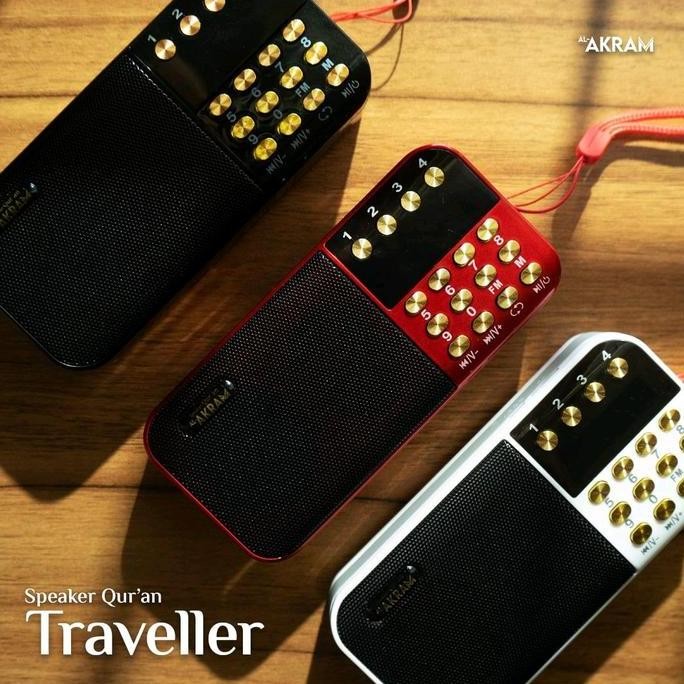 DISKON SPEAKER AL-QURAN AL AKRAM TRAVELLER BLUETOOTH + POWERBANK PENGULANGAN AYAT