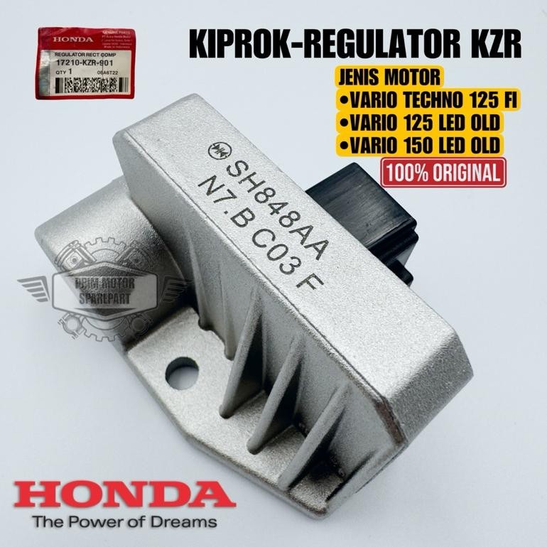 Original Original Kiprok Regulator Kzr Vario Techno 125 Fi, Vario 150 Led Old, Vario 125 Led Old Kua