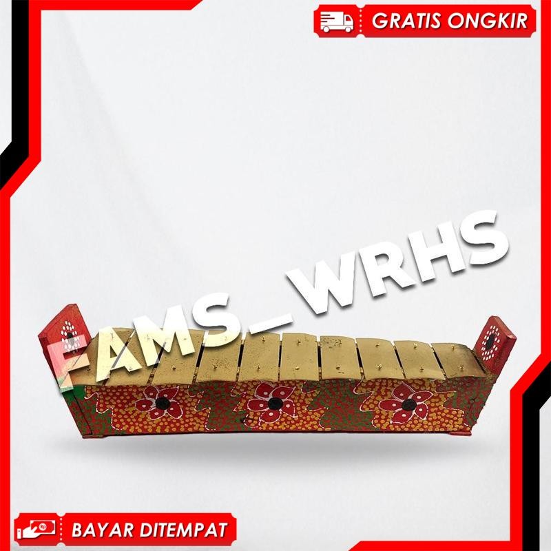 -Clearance Sale- Gambang Gamelan Mainan Tradisional Anak Hw80